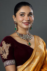 Traditional Emerald AdornmentNecklace