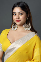 Pearl Cascade Chandbalis Earrings