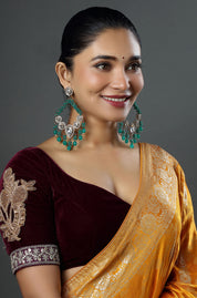 Green Envy Drop Earrings