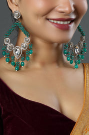 Green Envy Drop Earrings