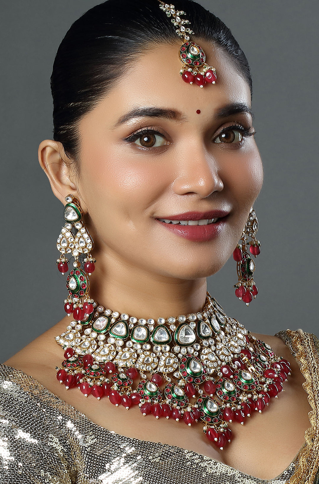 Imperial Kundan Ruby Necklace