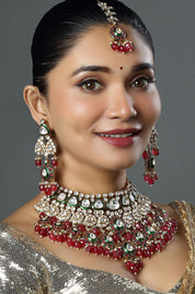 Imperial Kundan Ruby Necklace