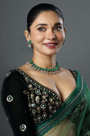 Silvermist Emeralds Necklace