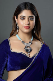 The Blue Lagoon Ensemble Necklace Pendent