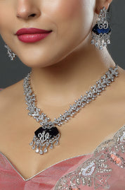 Diamond Emerald Green Short Necklace