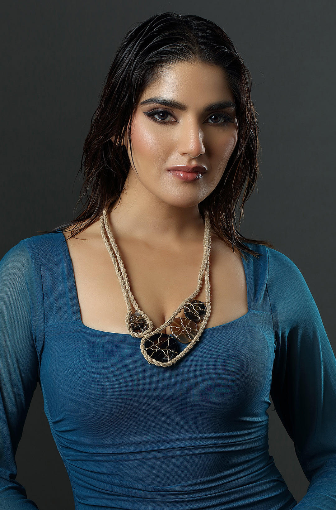 Earth's Embrace Cascade Necklace