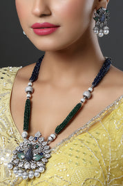 The Ocean Blue Peacock Necklace