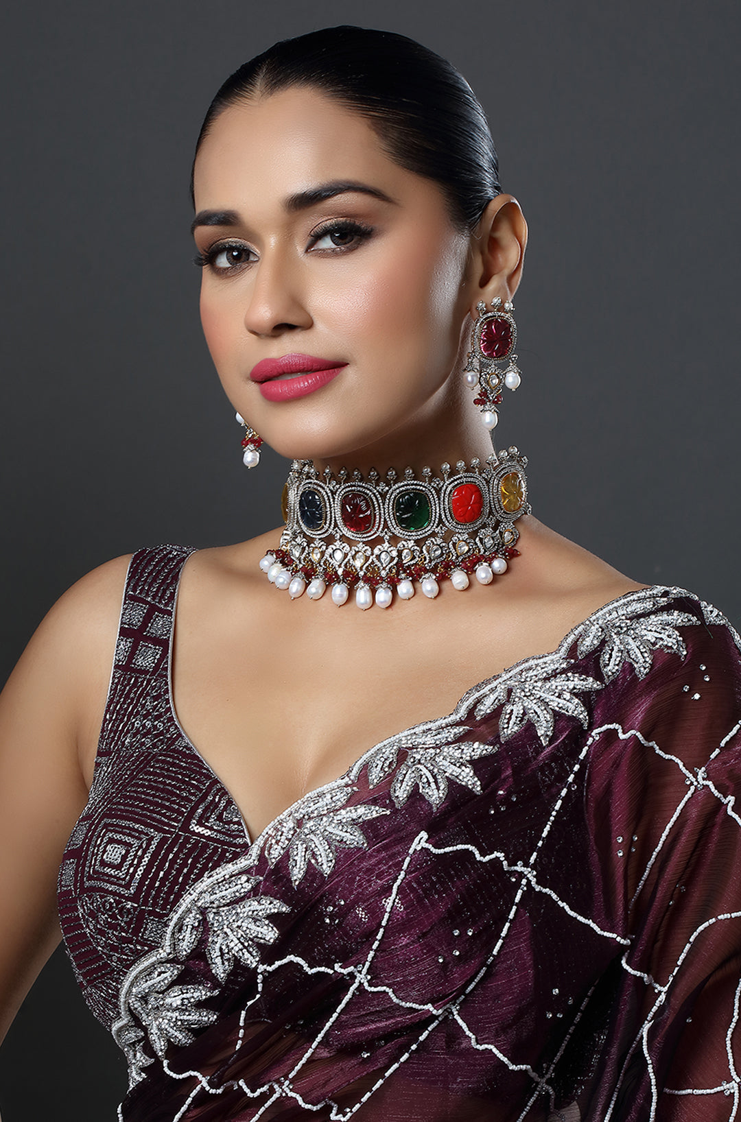 The Grandeur of Gems Choker Necklace