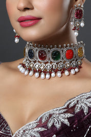 The Grandeur of Gems Choker Necklace