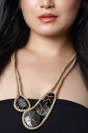 Raw Earth Statement Necklace