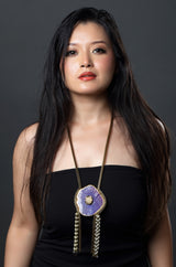 Verdant Stone Cluster Necklace