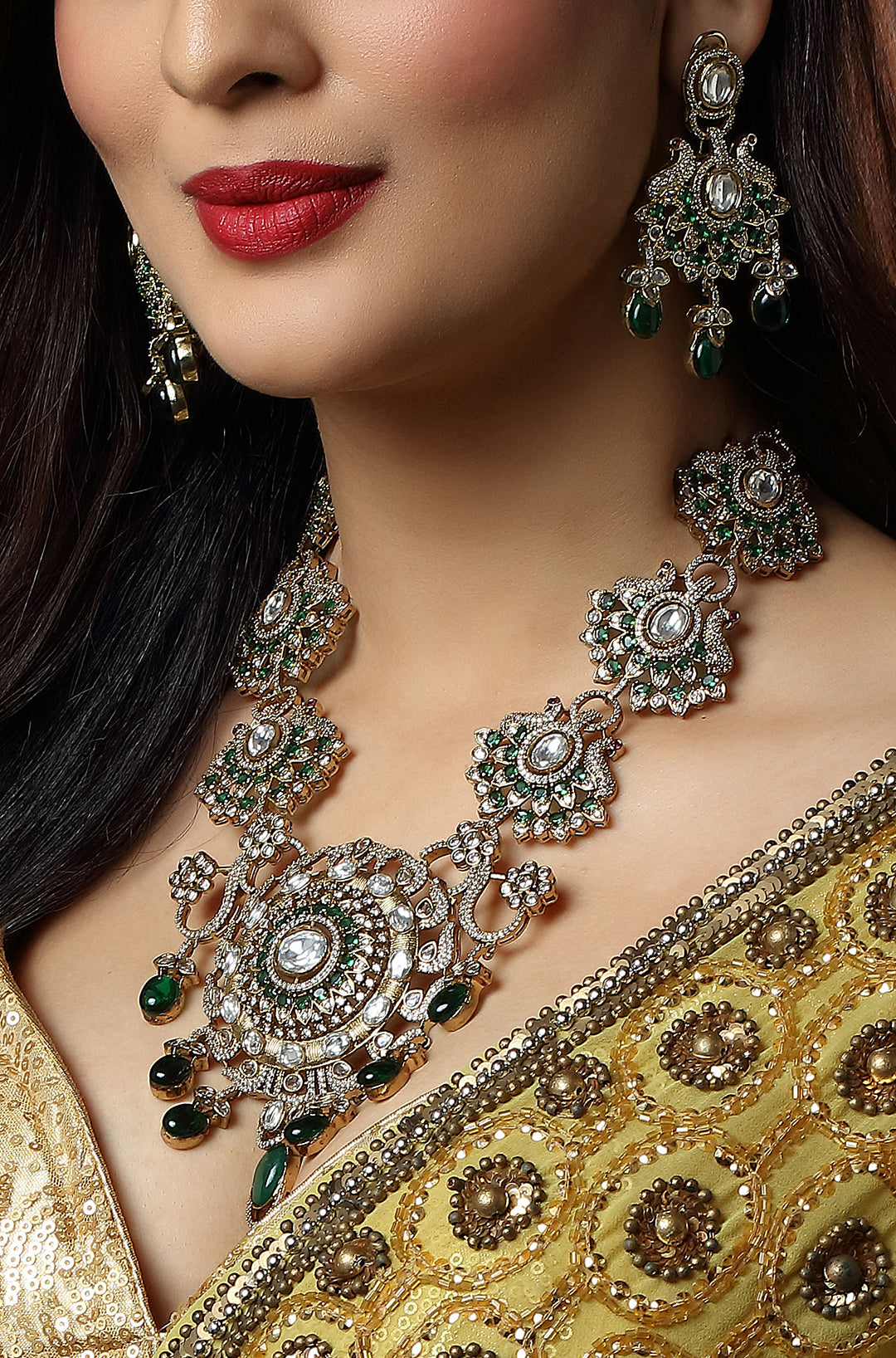 Harit Polki Necklace