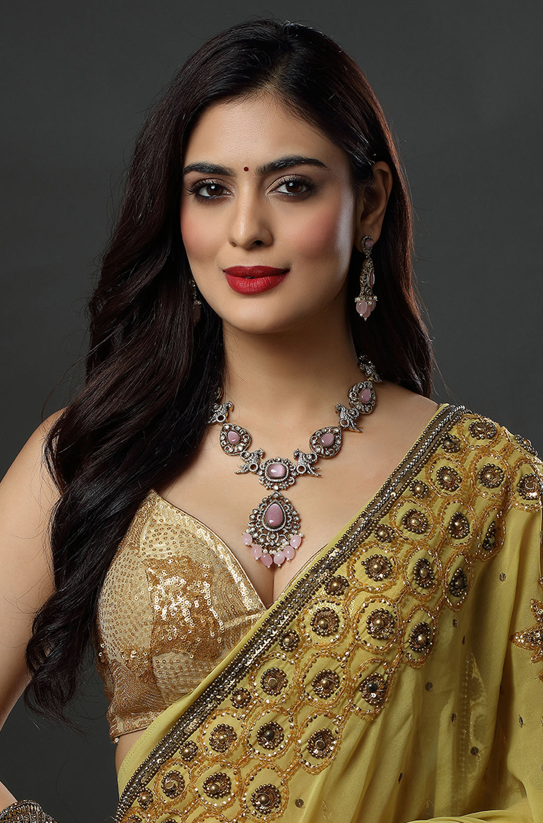 Kamal Nayani Gulabi Necklace