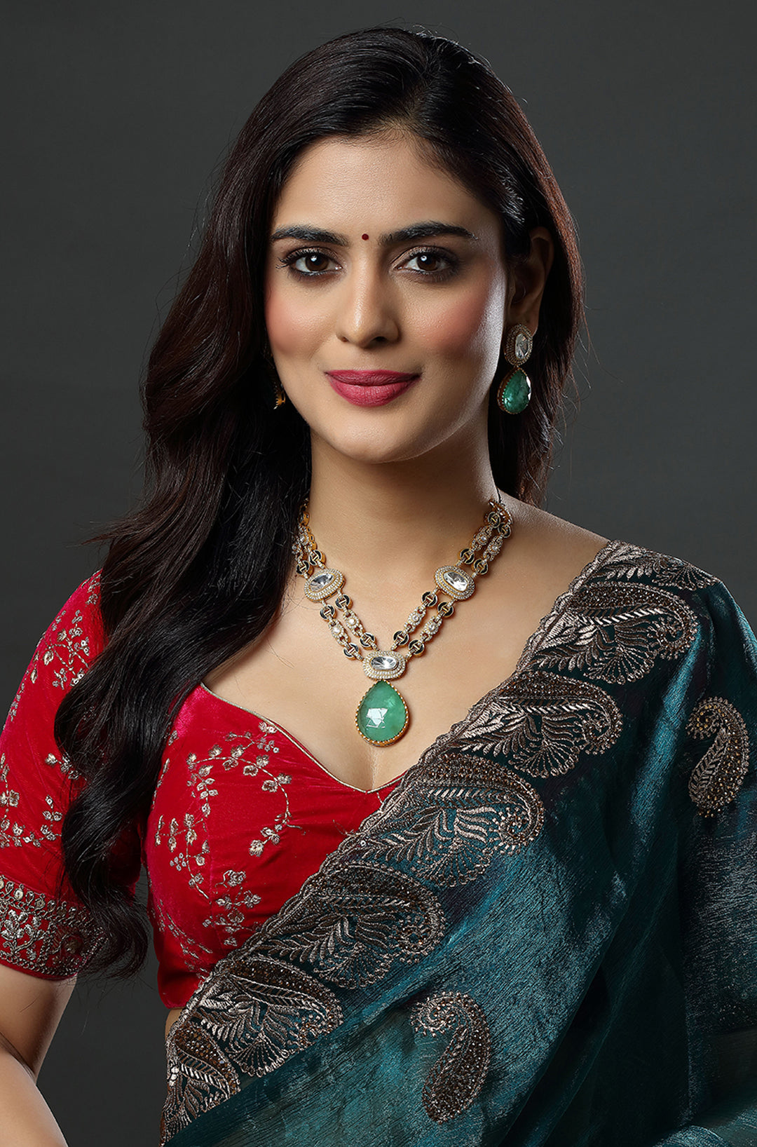 Polki Panna Ensemble Necklace