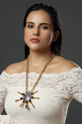 Imperial Radiance Pendant Necklace