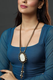 Ancient Ivory Cascade Necklace