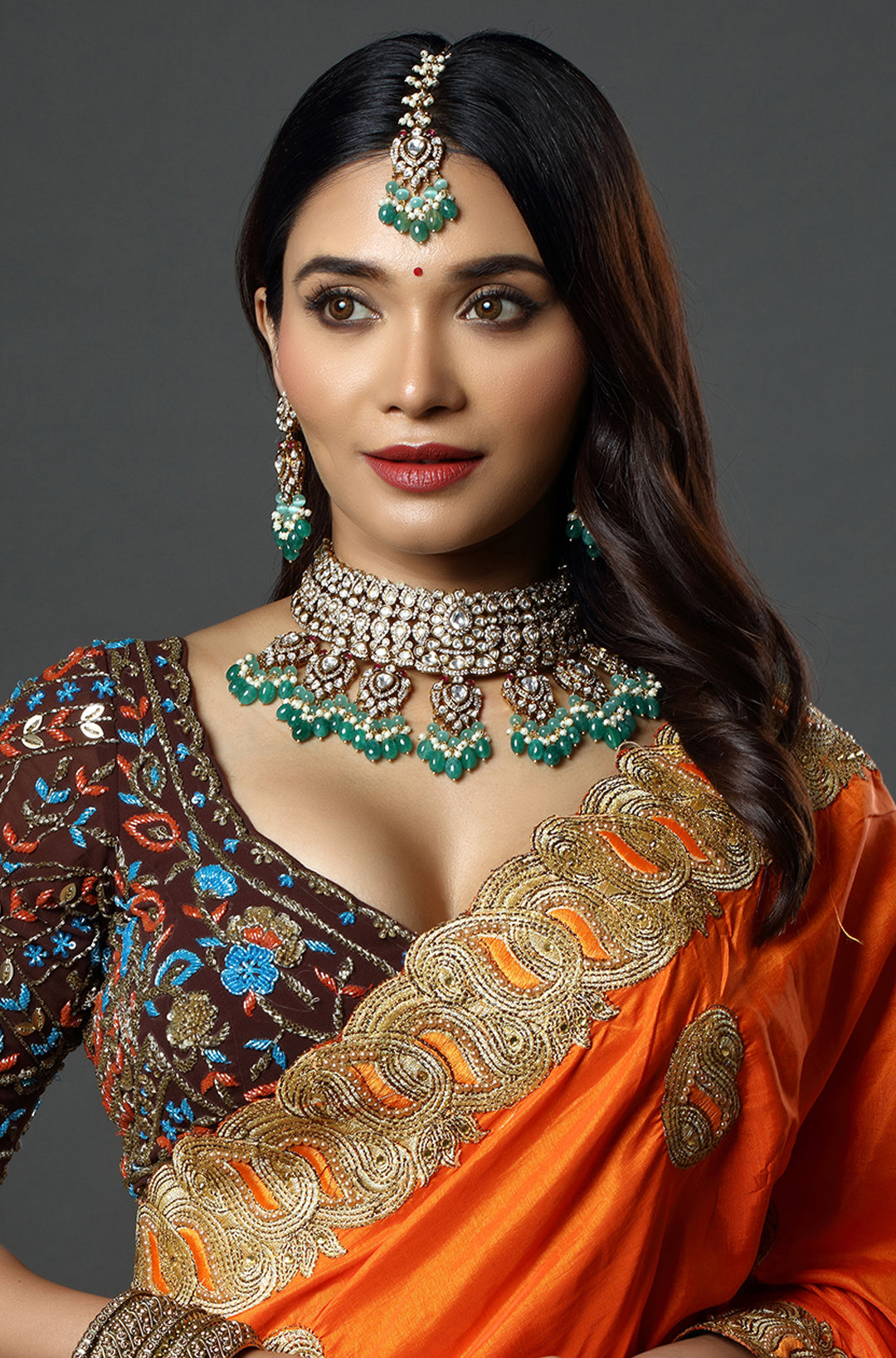 Shahi Bagh Bridal Ensemble Necklace