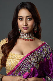 Polki Ruby Kundan Eternal Necklace