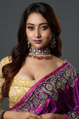 Polki Ruby Kundan Eternal Necklace
