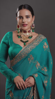 Maharani's Malachite Choker Necklace