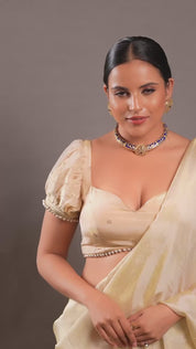Sabyasachi Inspired Gold Plated Traditional Rajwadi Hasli Necklace