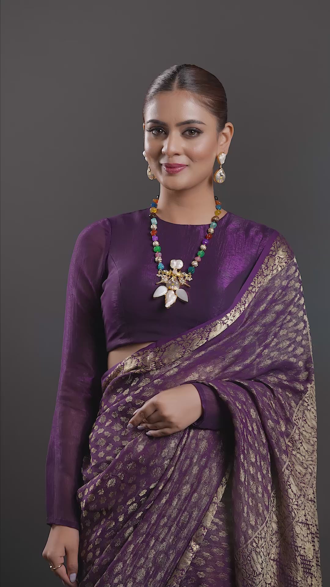 Tribal Necklace with Precious Stones