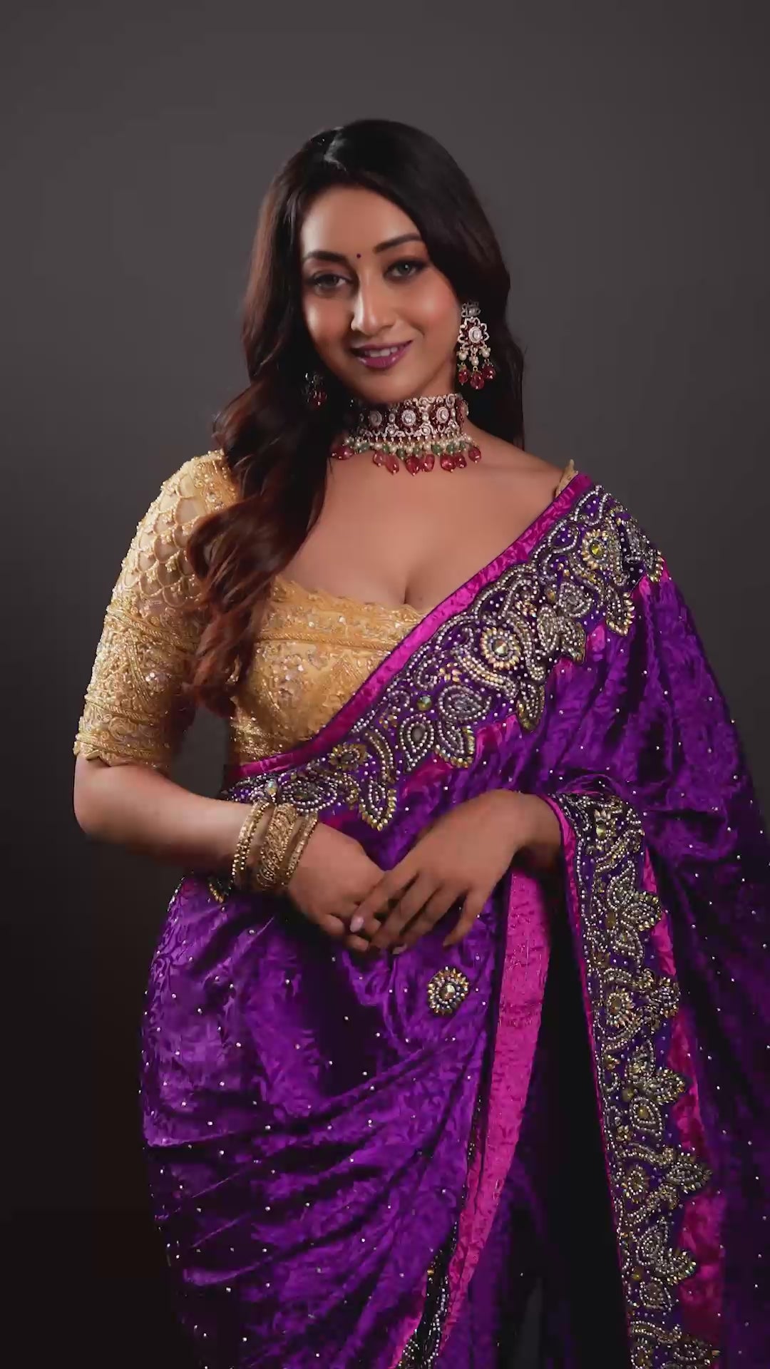 Polki Ruby Kundan Eternal Necklace
