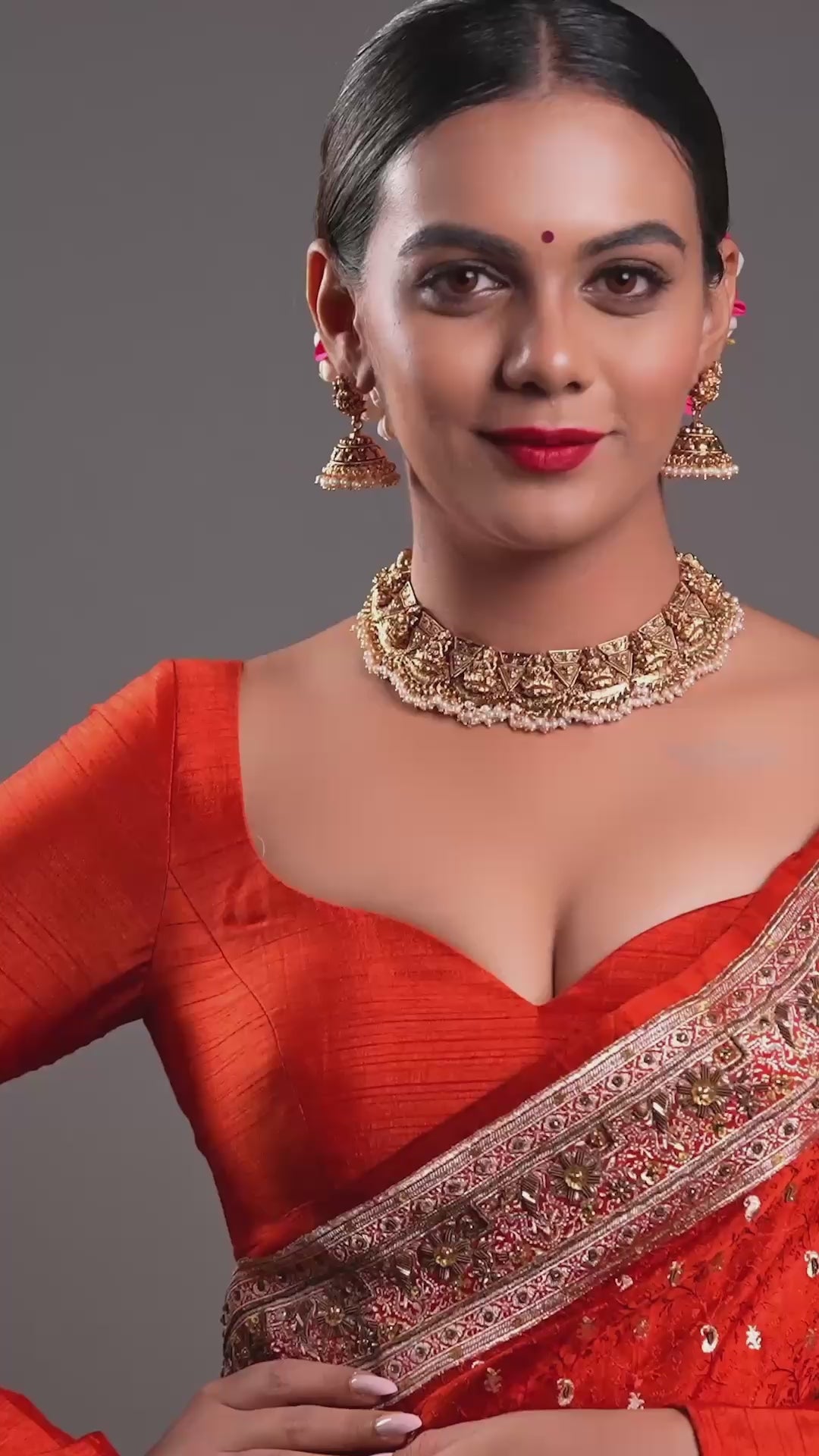Beautiful Designer Goddess Lakshmi Necklace