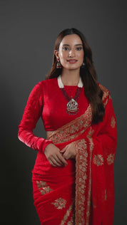 Ethnic Designer Traditional Gold Plated Long Mala Necklace with Beautiful Peacock