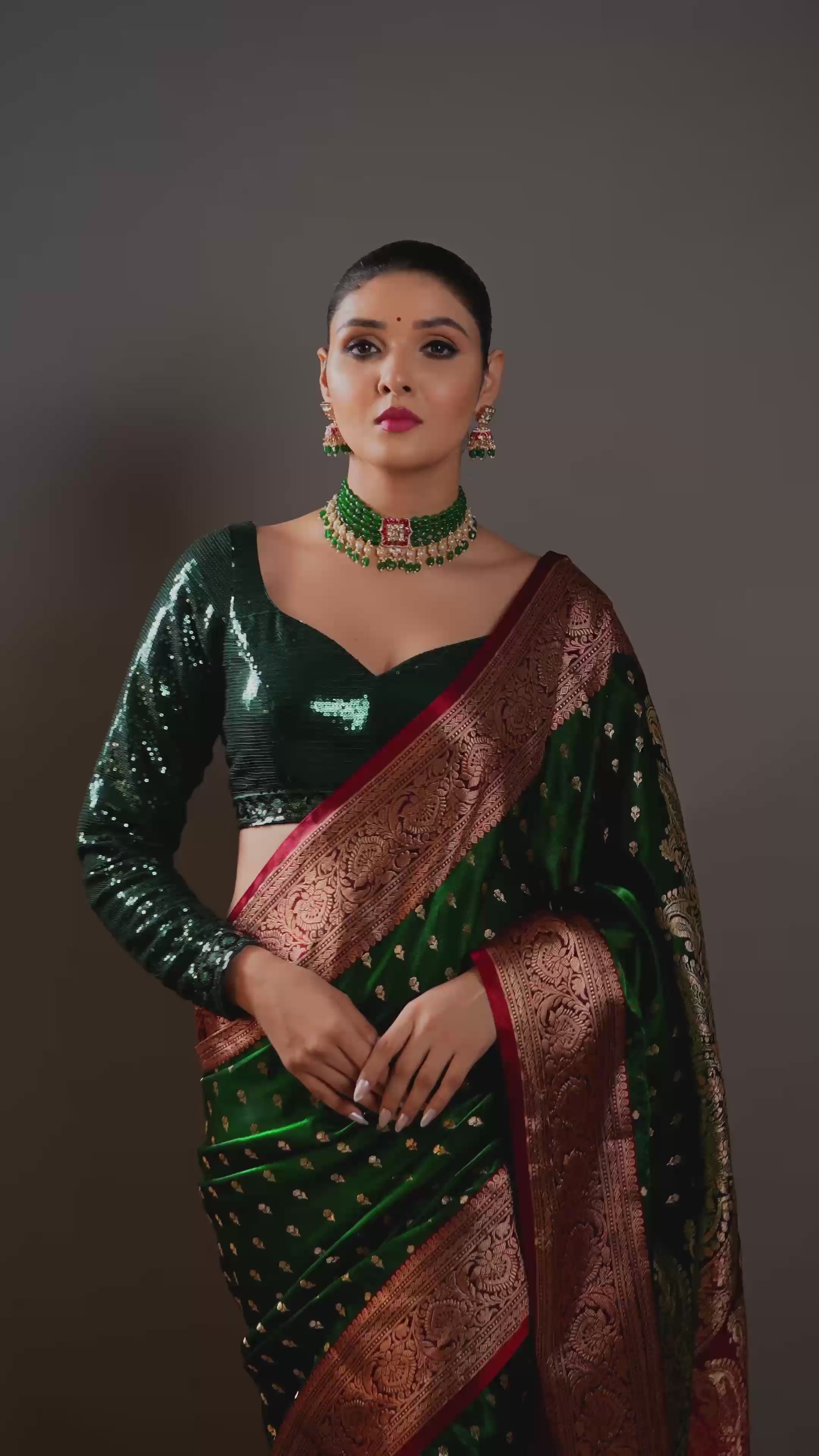 The Emerald Rouge Kundan Choker Necklace