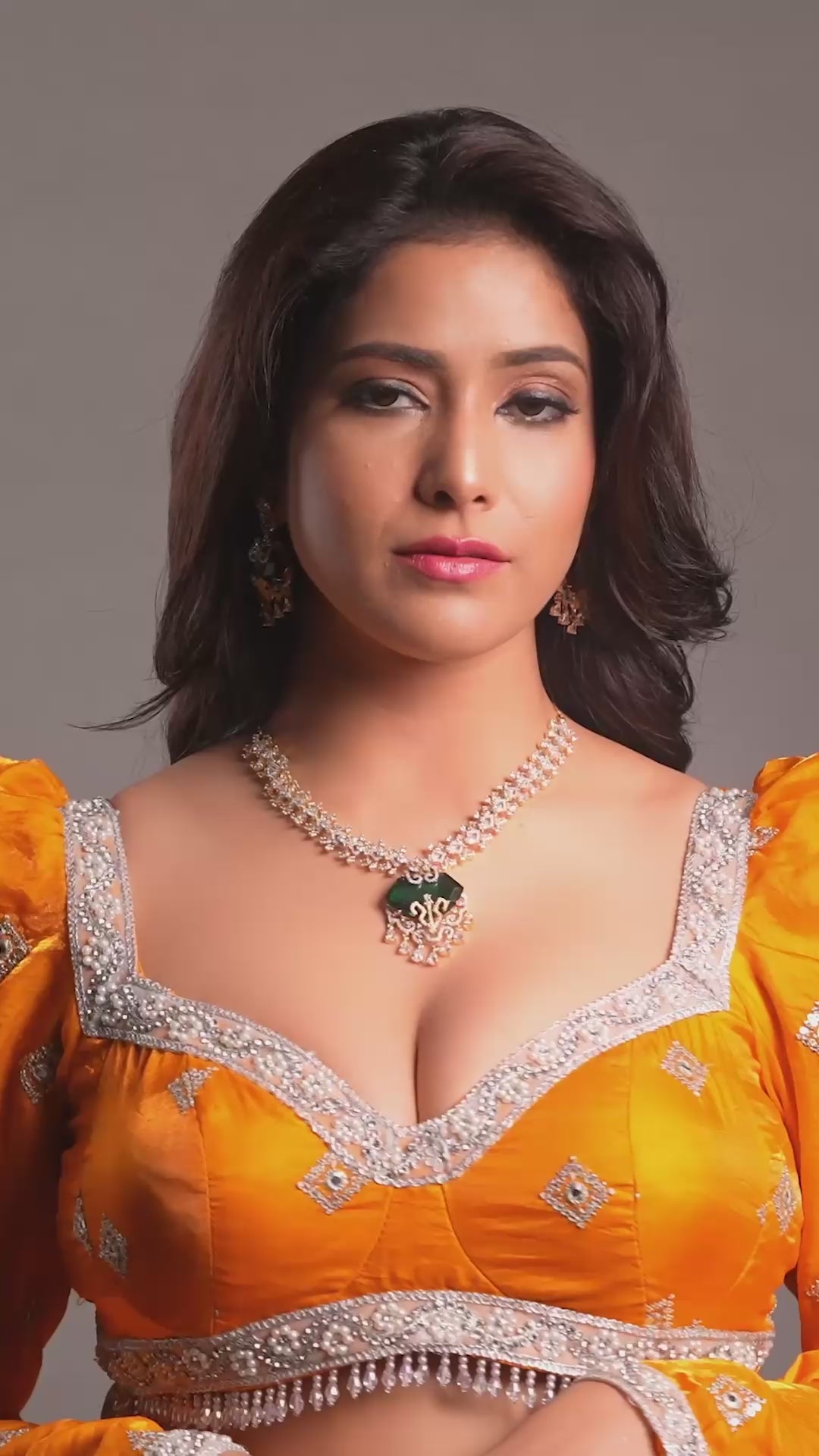 Diamond Black Stone Short Necklace