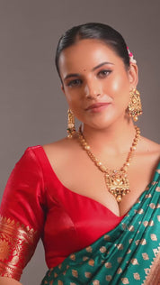 Stone Studded Ganesha Necklace