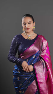Grandiose Two Tone Choker With Earrings