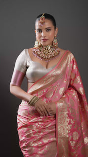 The Gulabi Gardens Bridal Ensemble Necklace