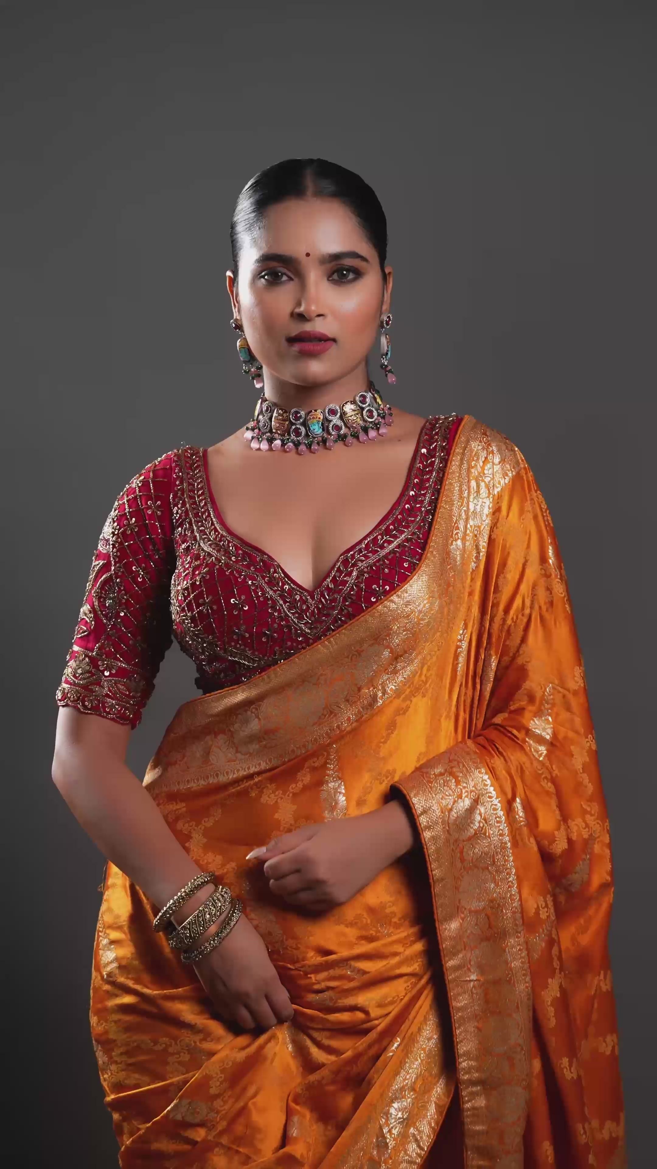 Krishna: The Downpour Hand Embroidered Choker Neckpiece