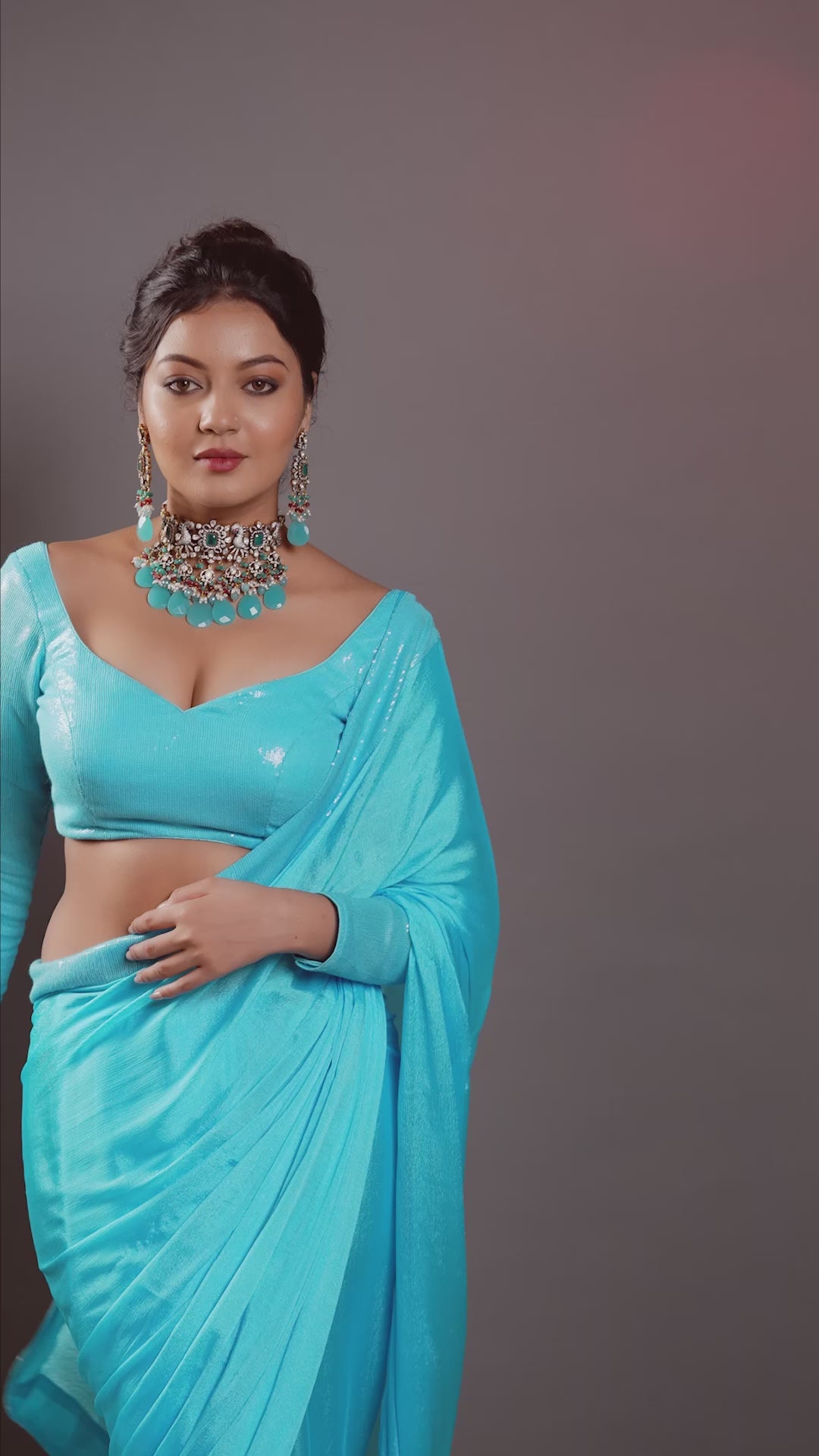 Heritage Mughal Empress Blues Choker Necklace