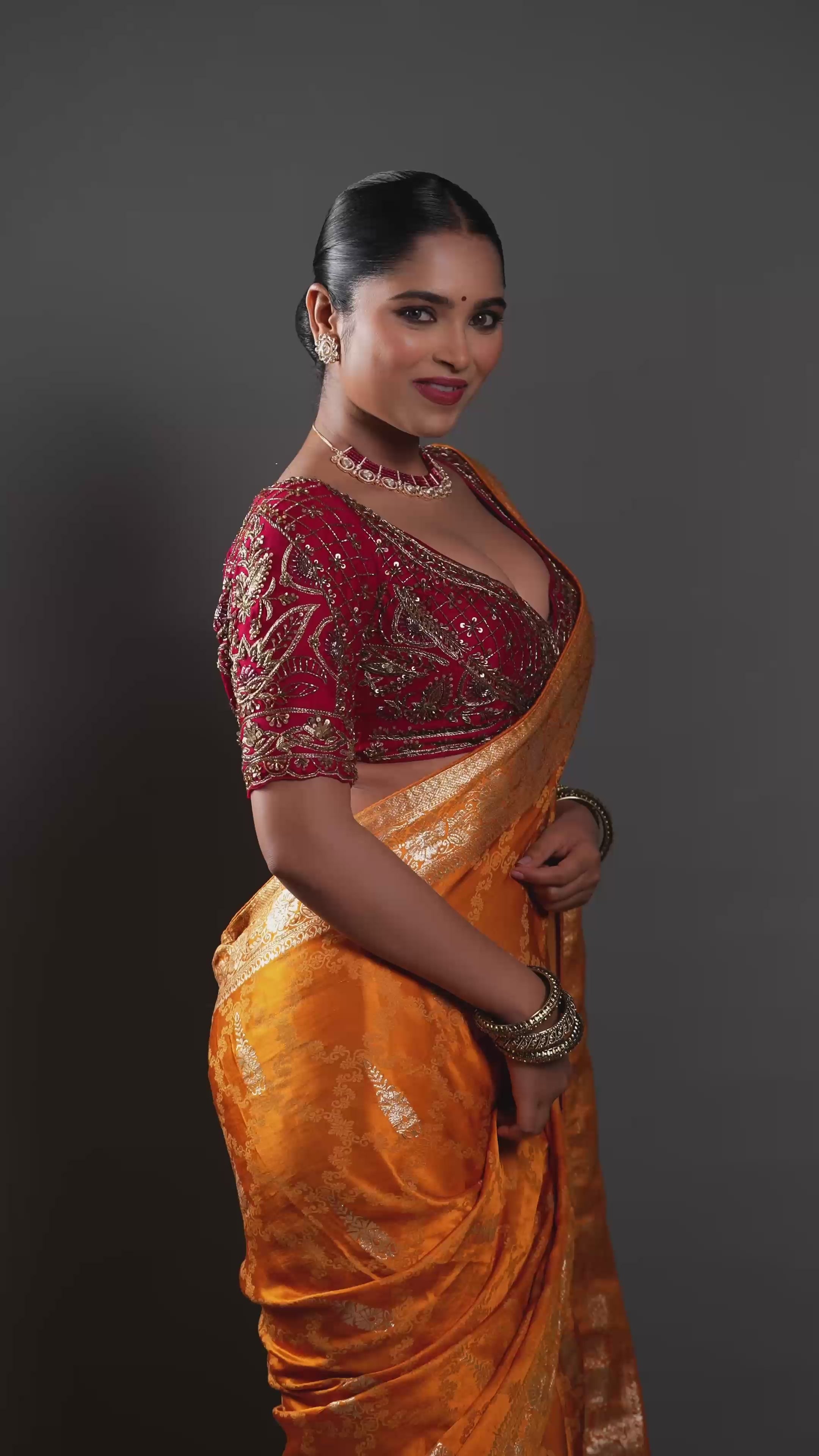 Gold Plated Austrian Stone & Pearls Kundan Choker