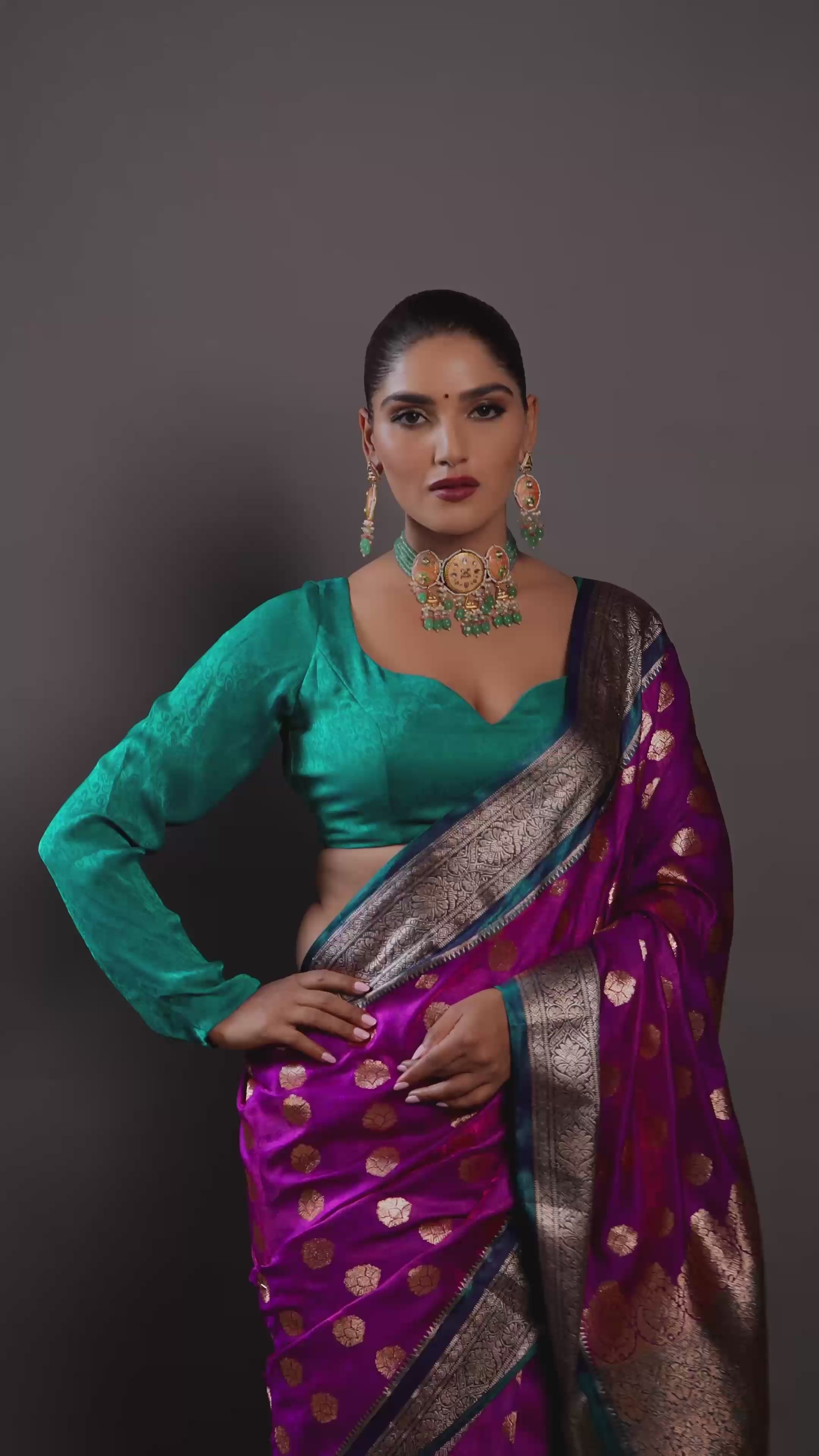 The Peach Petal Kundan Choker Necklace