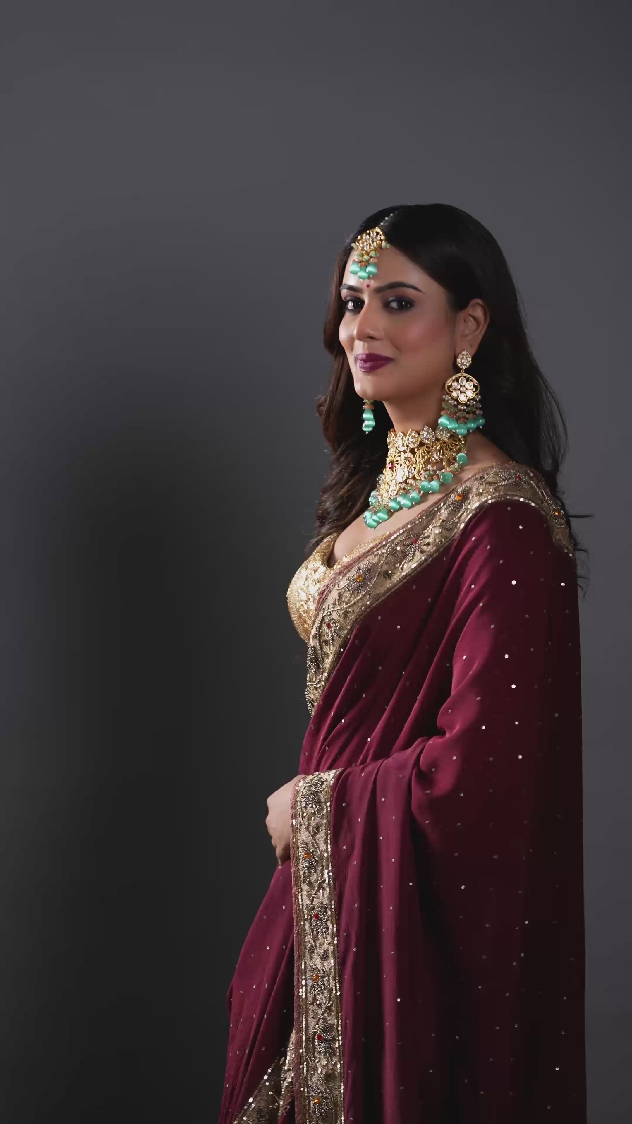 Rajputana Aqua Heritage Necklace