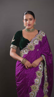 Peacock Green Choker Necklace