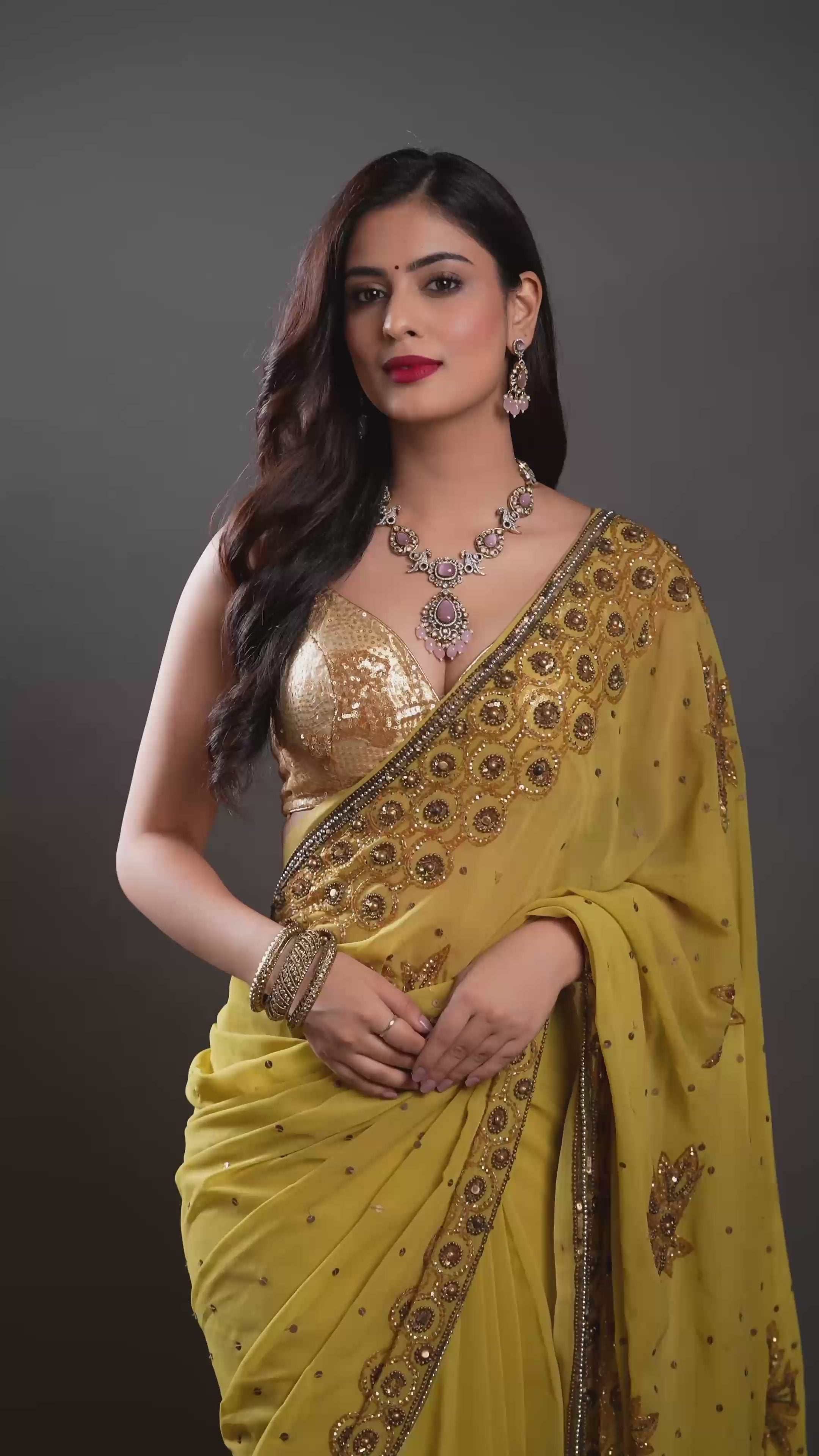 Kamal Nayani Gulabi Necklace