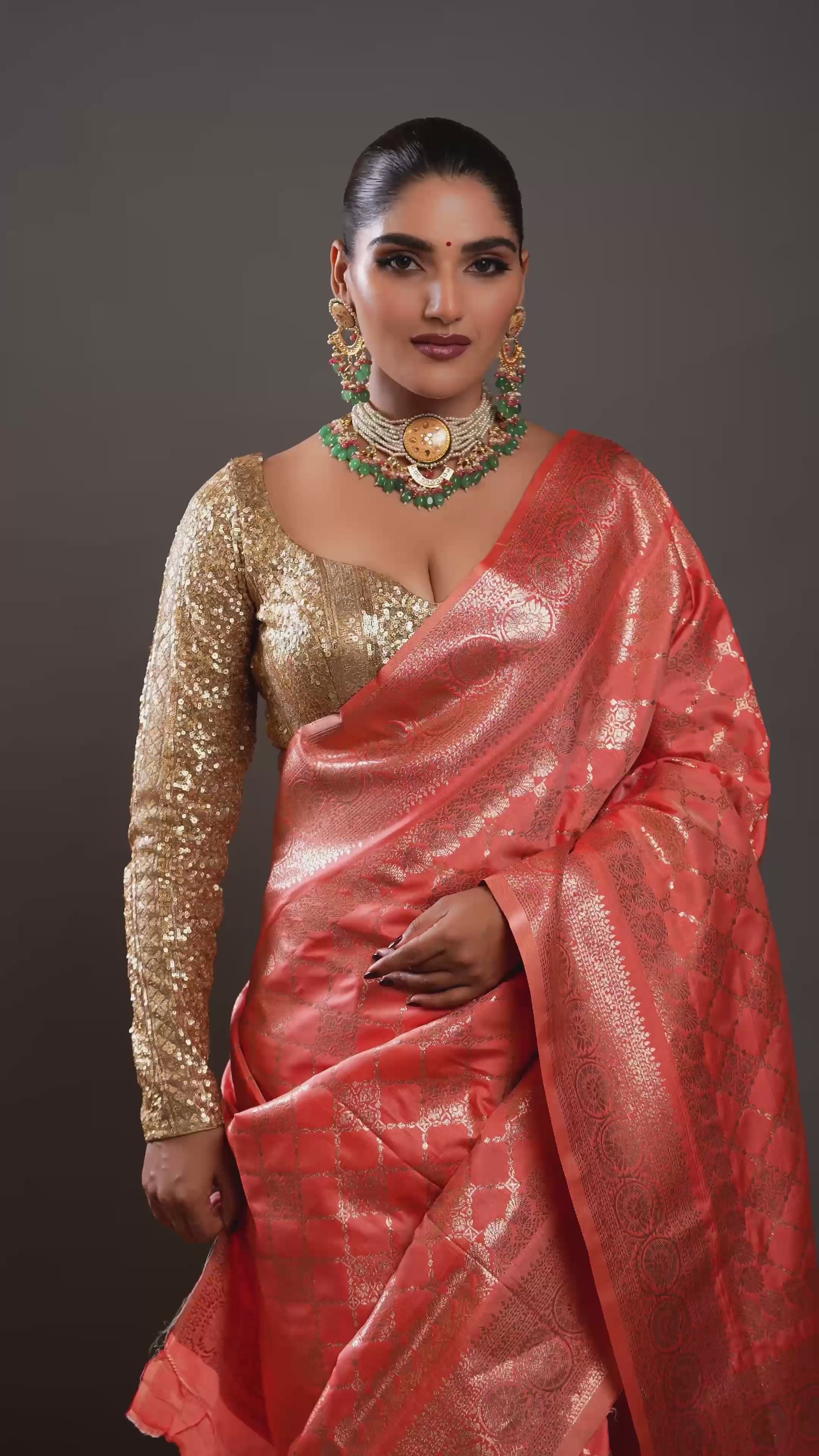 Emerald Pearl Maharaja Necklace