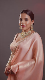 Pista-Gulabi Enchanted Choker Necklace