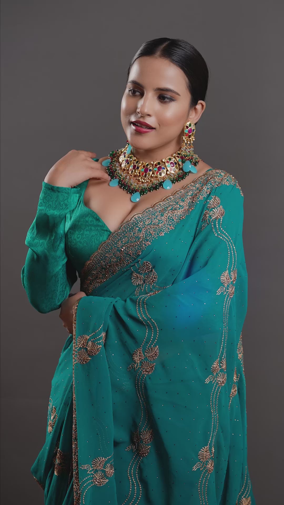 Indra Dhanush Mosaic Necklace