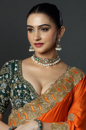 Pearl & Meenakari Traditional Choker