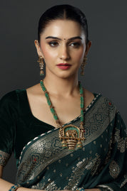 Layered Pearl Kundan Necklace Set